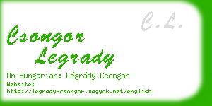 csongor legrady business card