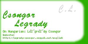 csongor legrady business card